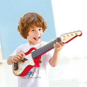 Hape Learn with Lights Ukulele - Red