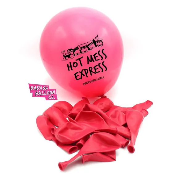 Hot Mess Express Badass Balloon Co. | Funny, Offensive Balloons & Abusive Party Balloons