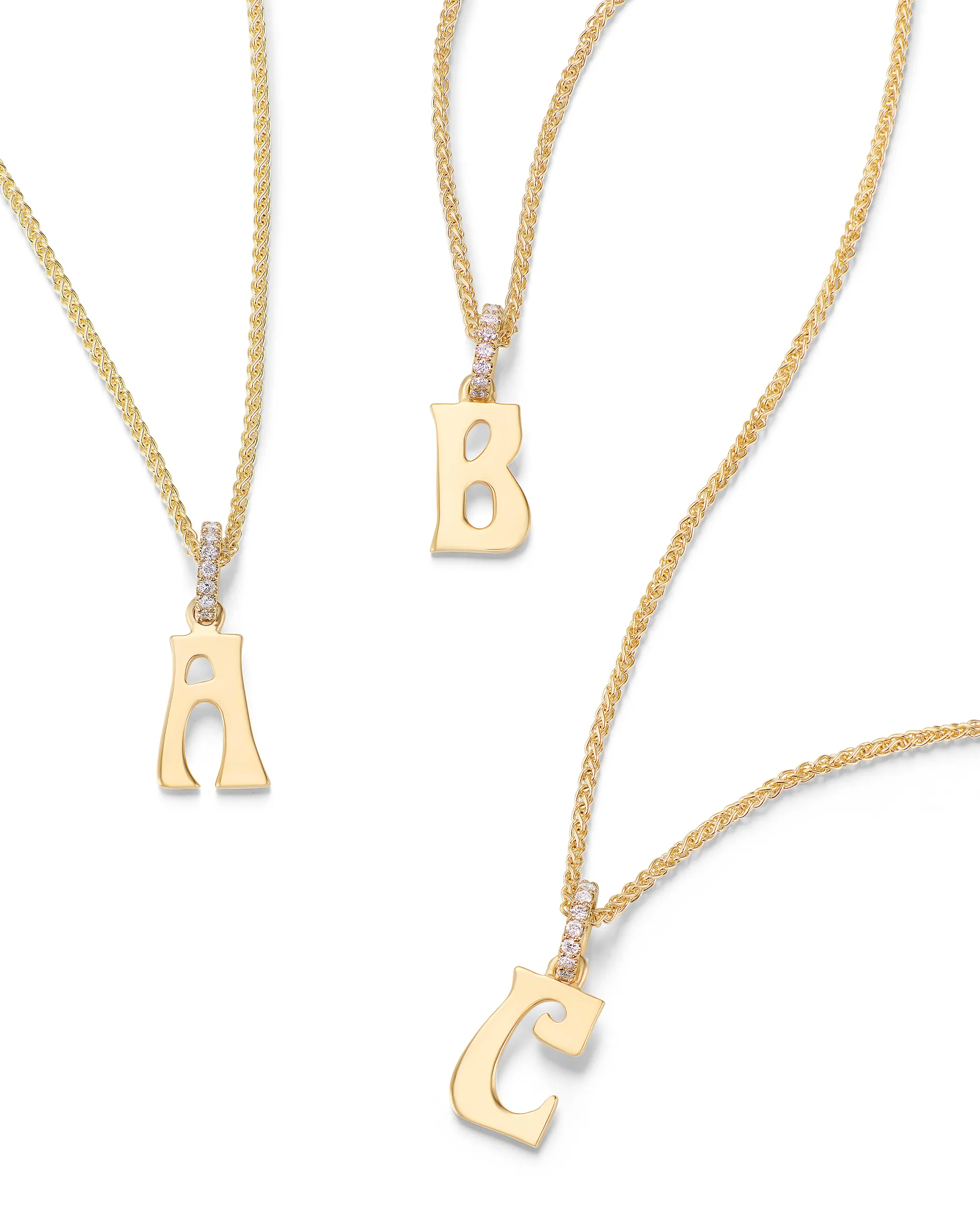 Initial Diamond Charm