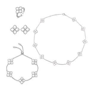Joory / Choker Pearl Silver Set