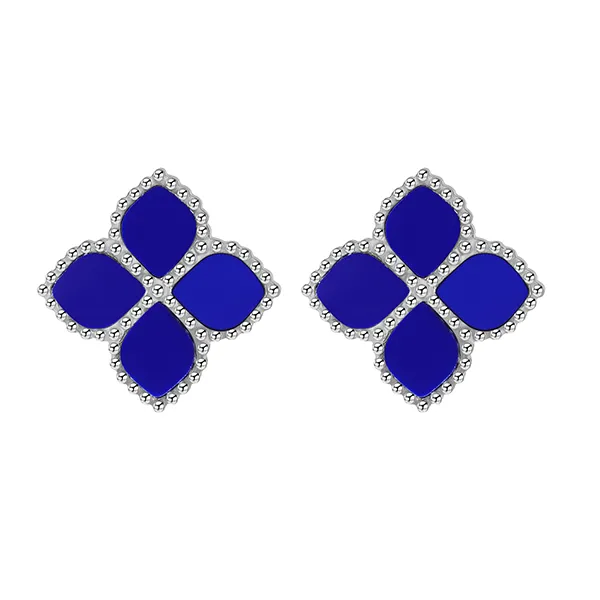 Joory / Earrings Blue Silver
