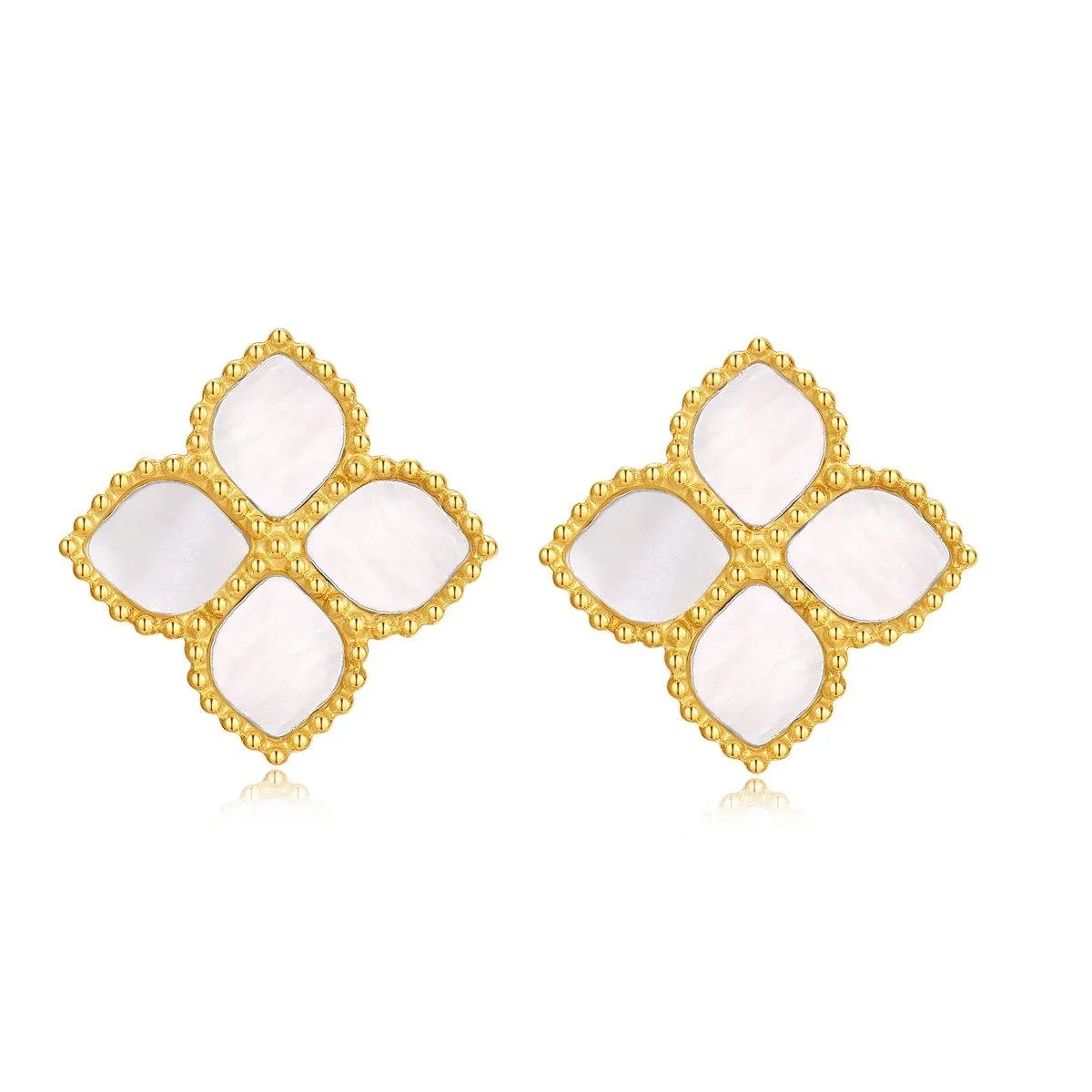 Joory / Earrings Pearl Gold