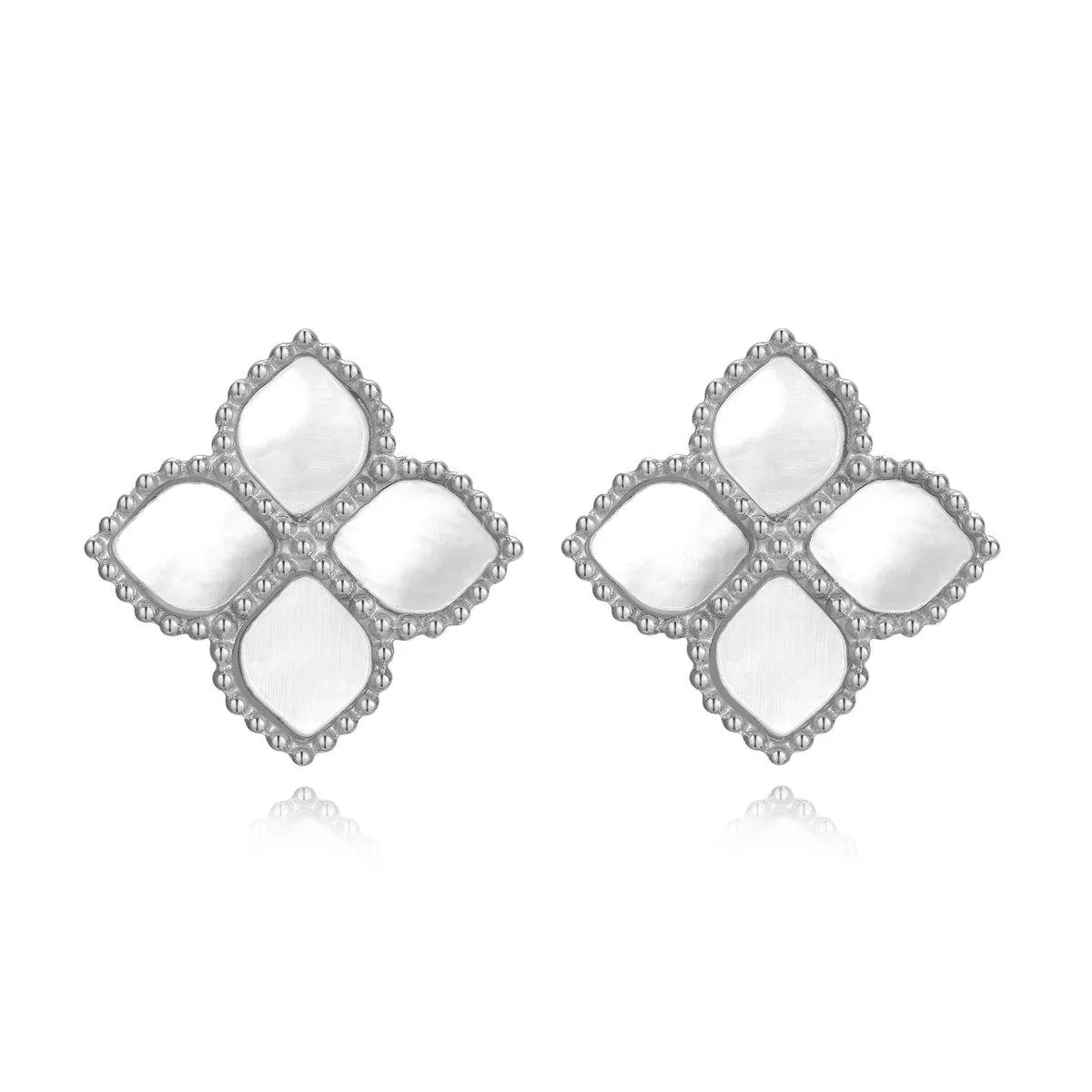 Joory / Earrings Pearl Silver