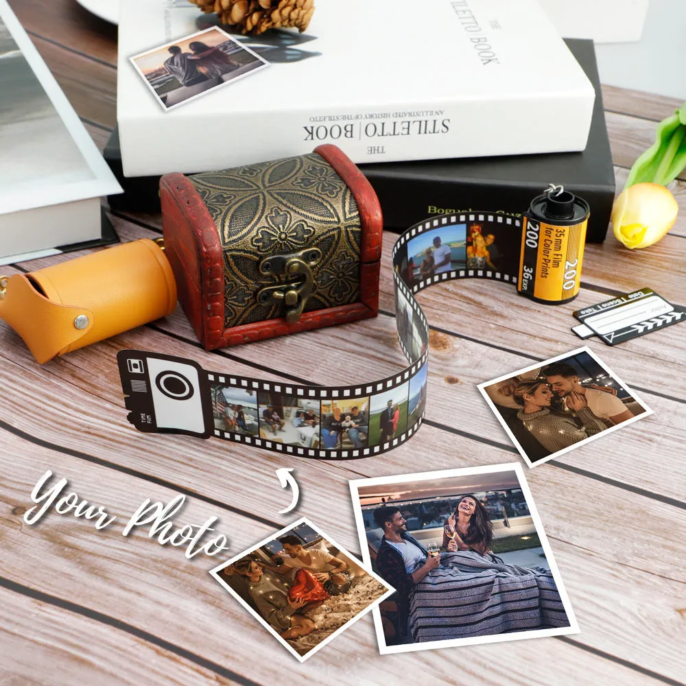 Keychain Creative Memory Time Film Pendant