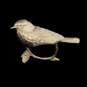Kirtland Warbler Napkin Holders - Pewter