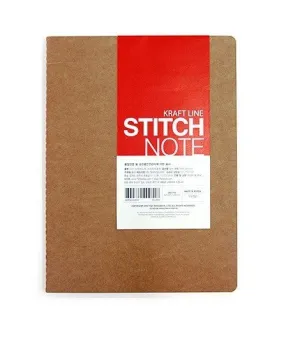 Kraft Stitch Note - Line
