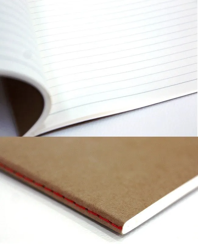 Kraft Stitch Note - Line