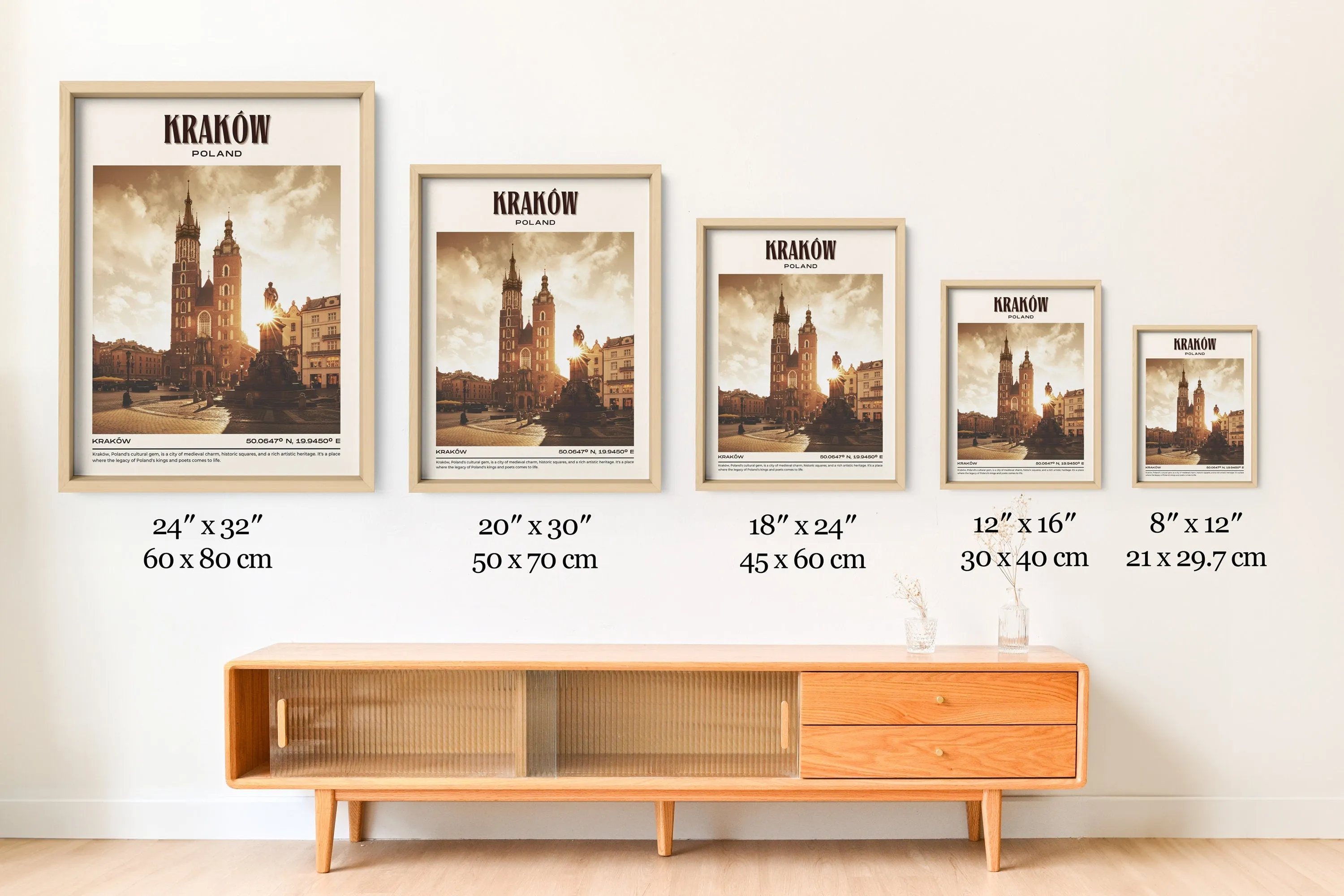Kraków Vintage Wall Art, Poland