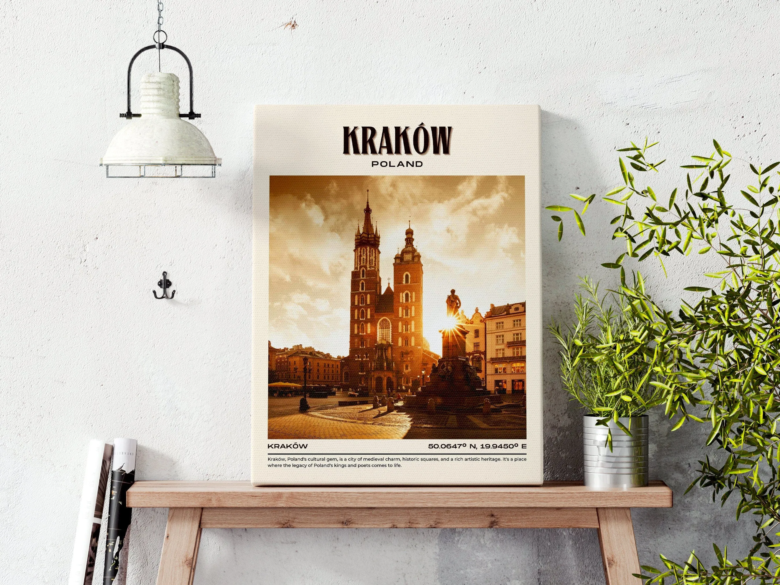Kraków Vintage Wall Art, Poland