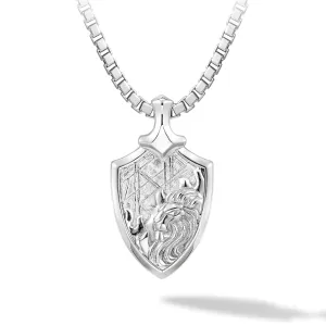 Leo Zodiac Meteorite Necklace