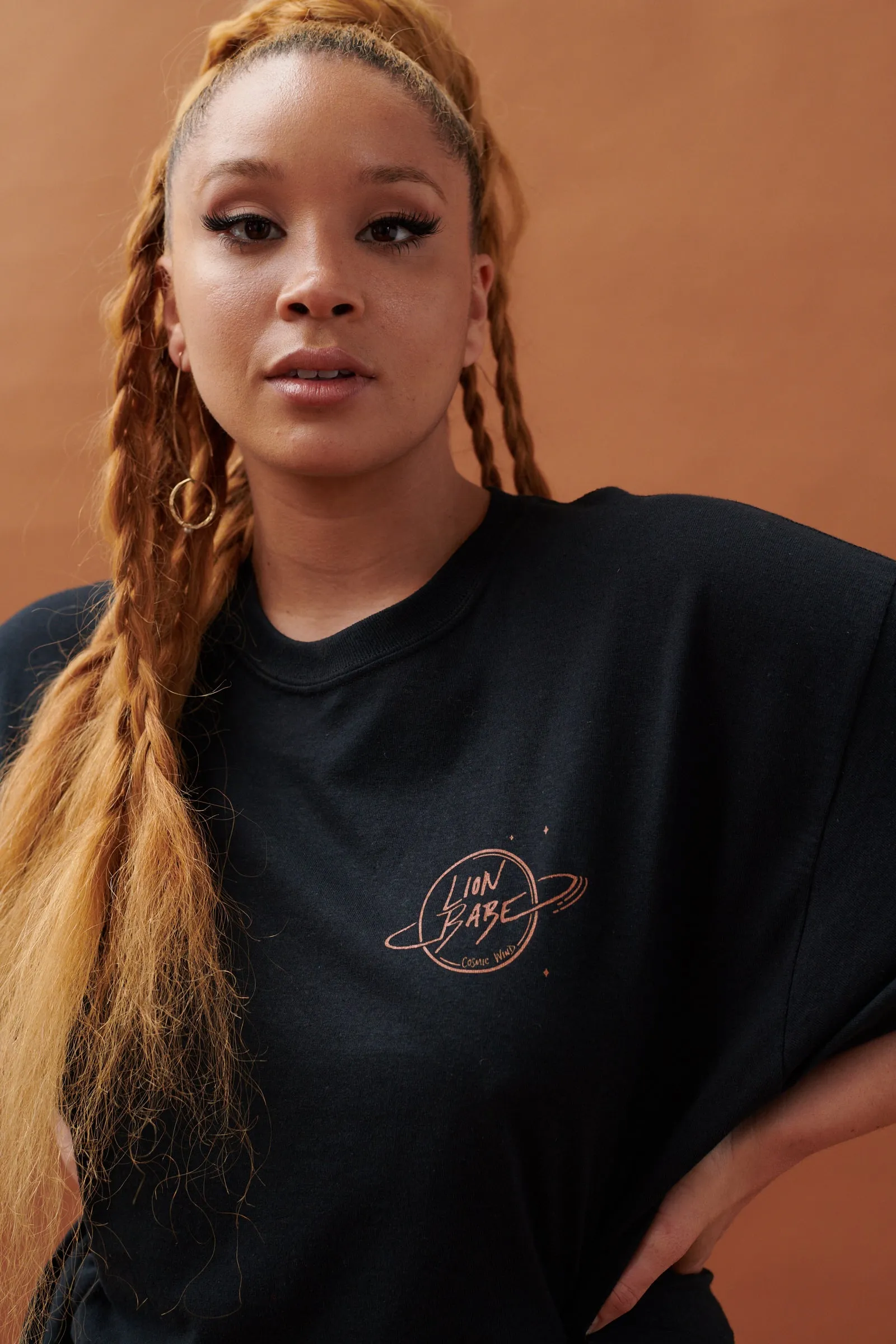 LION BABE Cosmic Wind Logo Tee