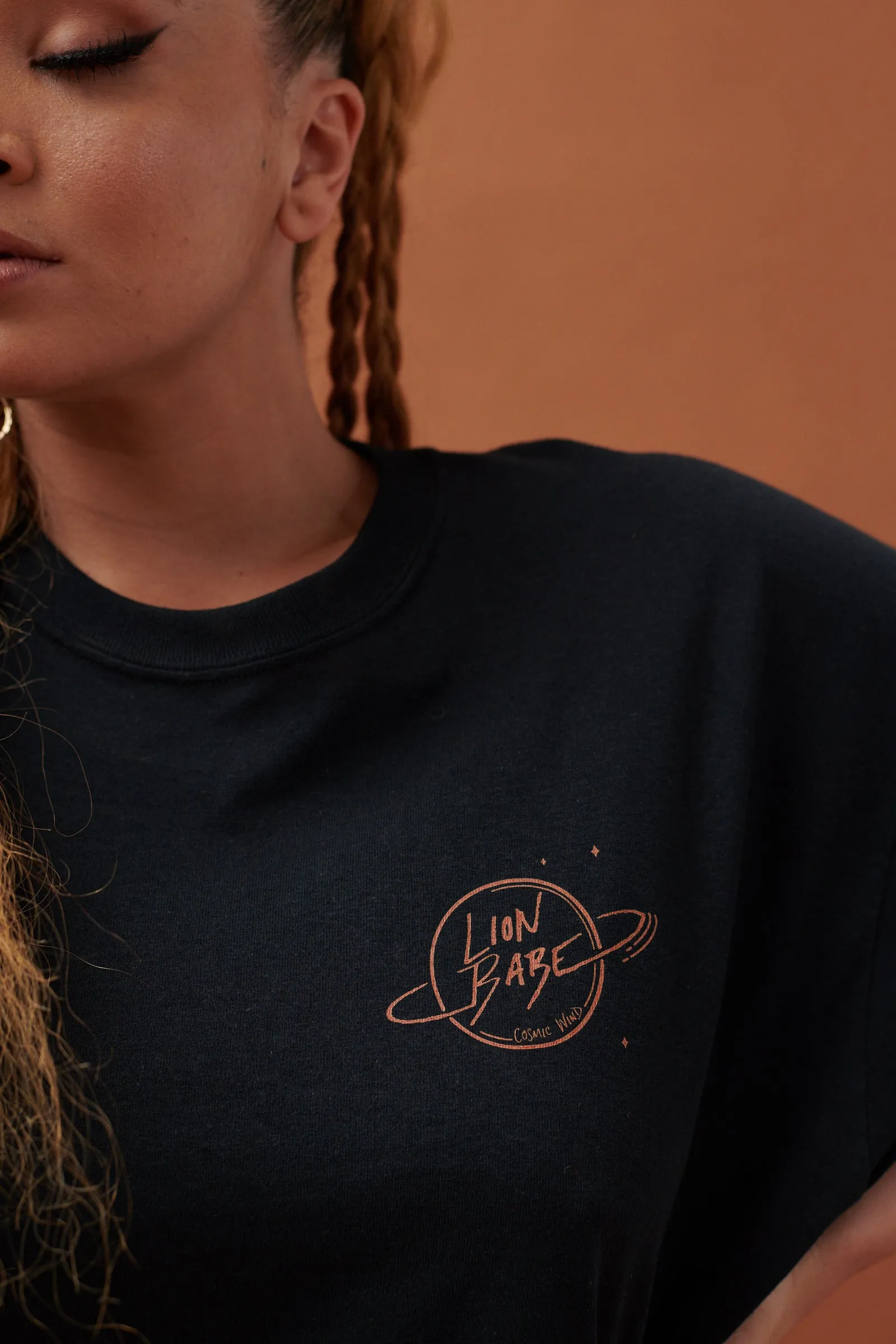 LION BABE Cosmic Wind Logo Tee
