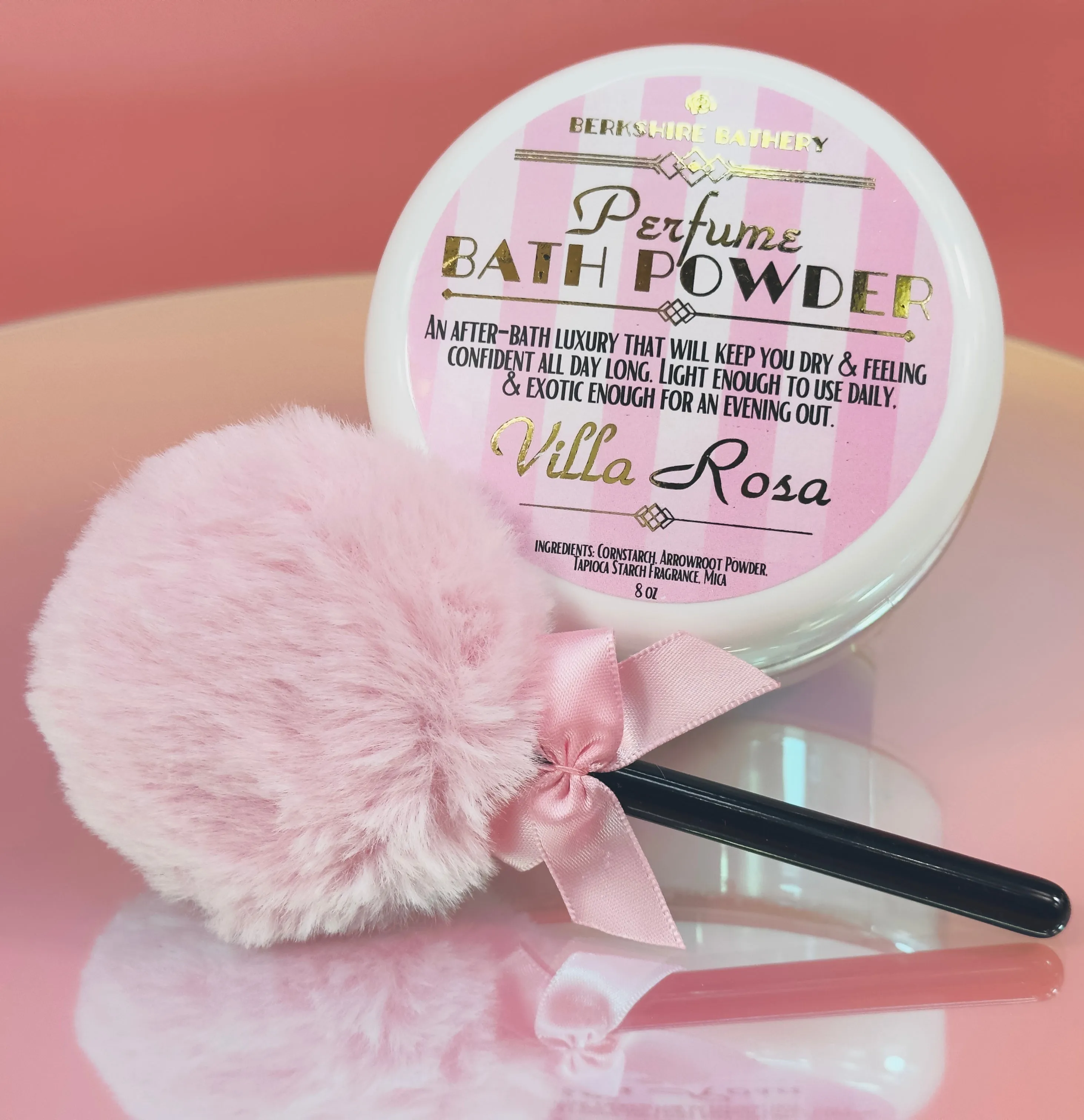 LOLLIPOP - Lollipop Pink Puff Applicator Wand