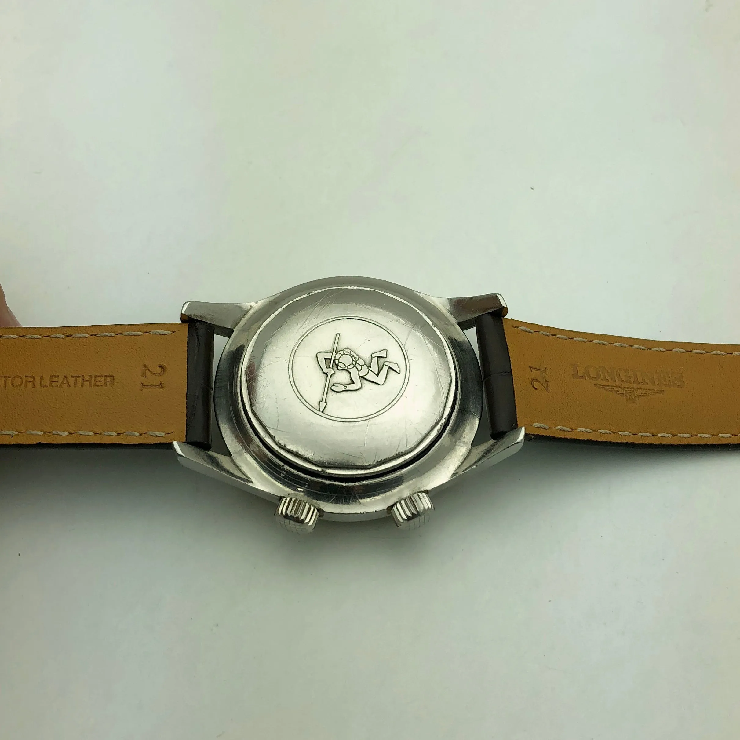 Longines Super Compressor 7150-2 Legend Vintage Diver c. 1964 Steel 42 mm