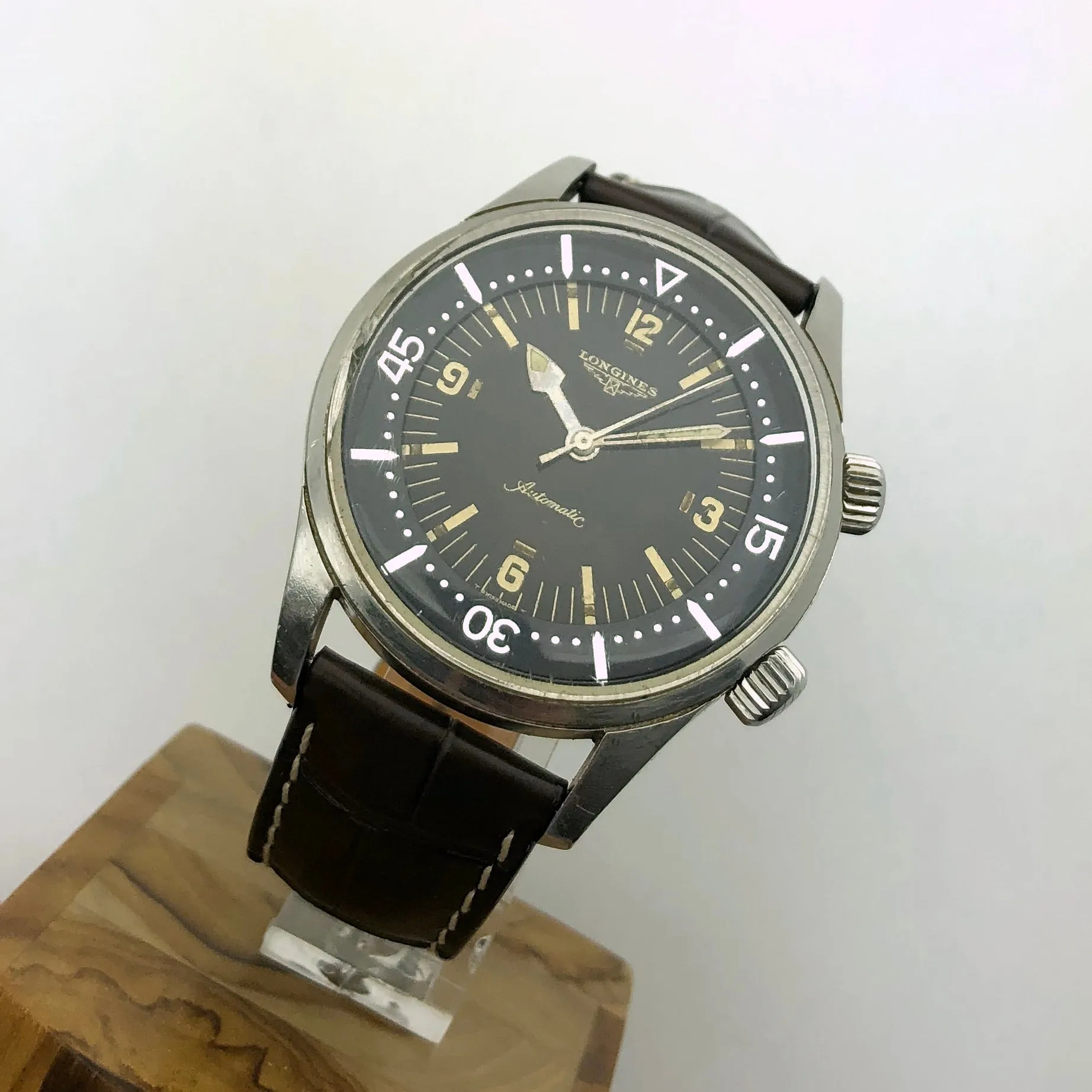 Longines Super Compressor 7150-2 Legend Vintage Diver c. 1964 Steel 42 mm