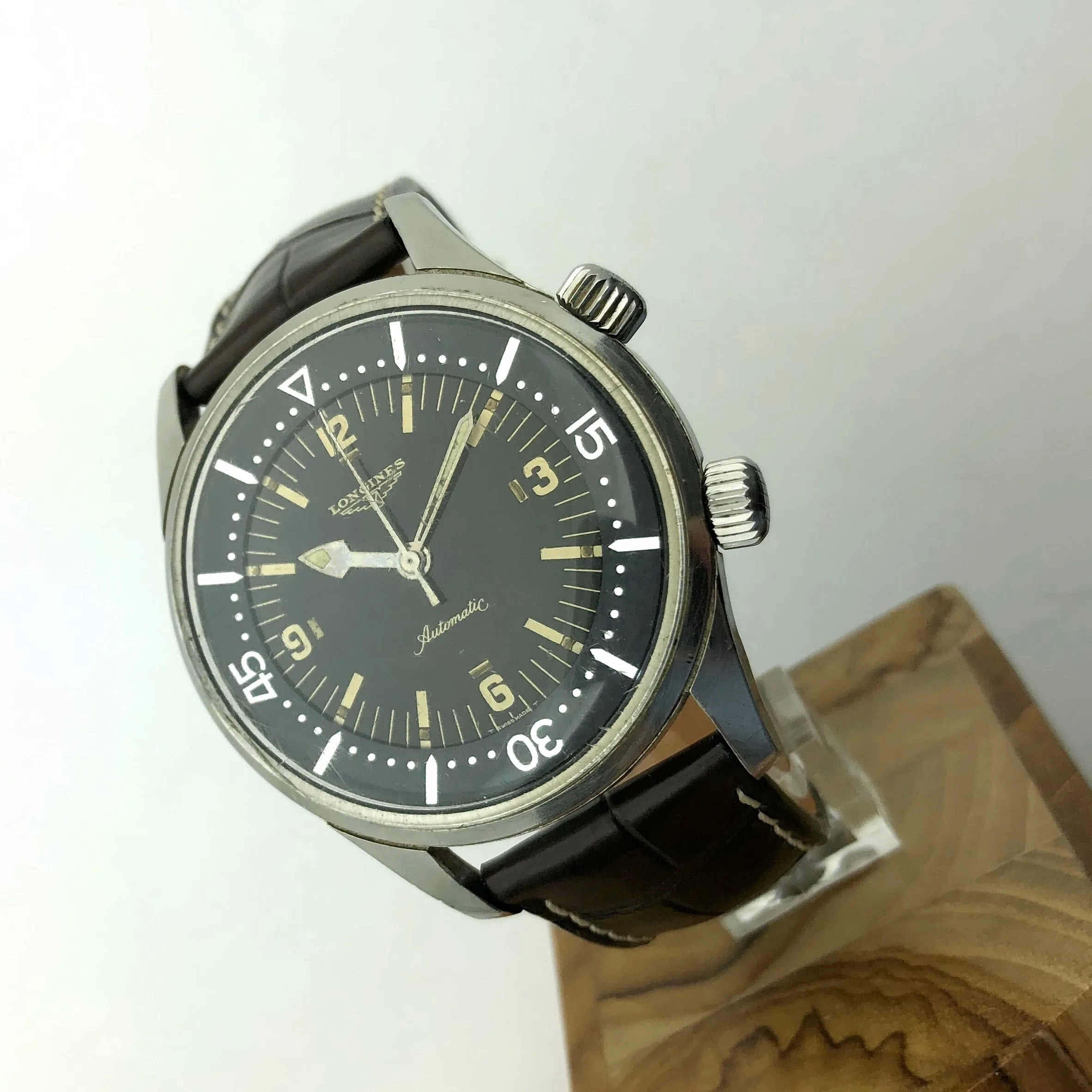 Longines Super Compressor 7150-2 Legend Vintage Diver c. 1964 Steel 42 mm