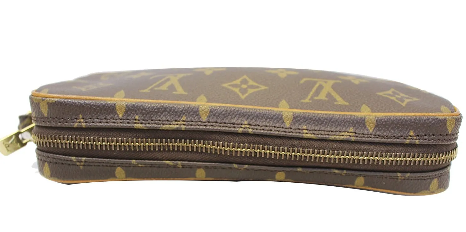 LOUIS VUITTON Monogram Canvas Marly Dragonne PM Clutch Bag