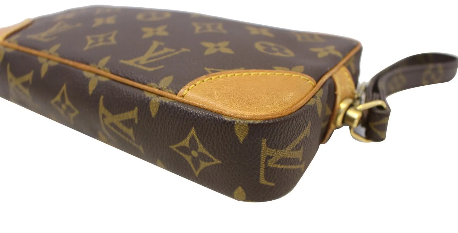 LOUIS VUITTON Monogram Canvas Marly Dragonne PM Clutch Bag