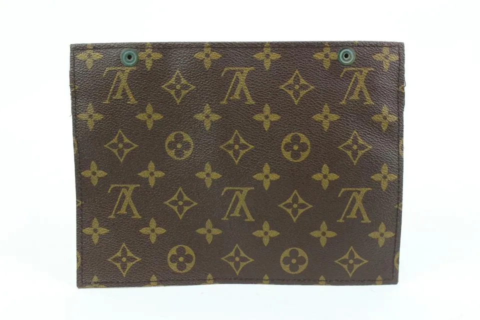 Louis Vuitton Monogram Randonnee Wristlet Pouch Insert Clutch 46LV35