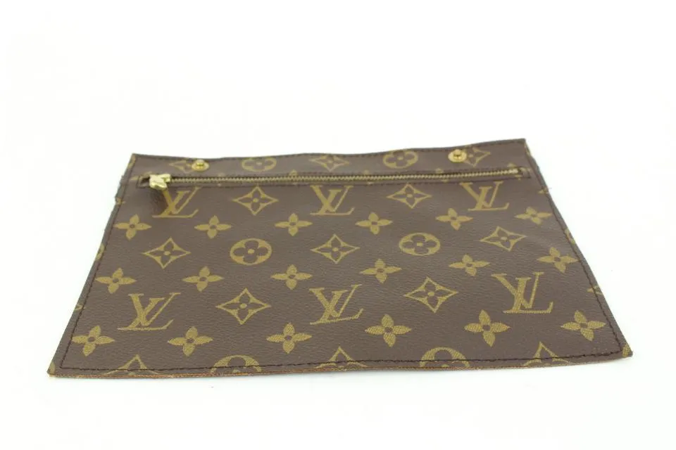 Louis Vuitton Monogram Randonnee Wristlet Pouch Insert Clutch 46LV35