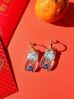 Lucky Cicada Earrings