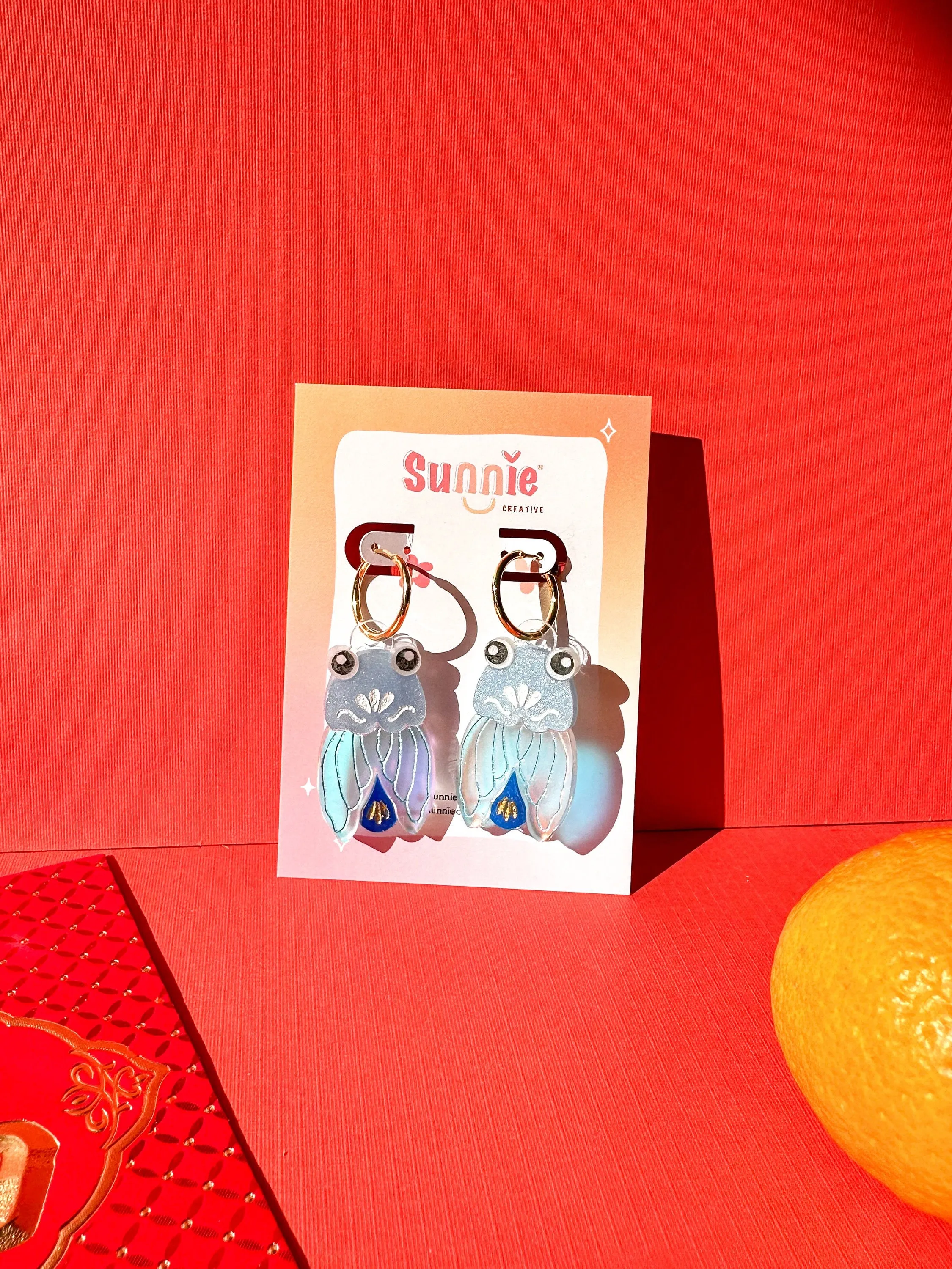 Lucky Cicada Earrings