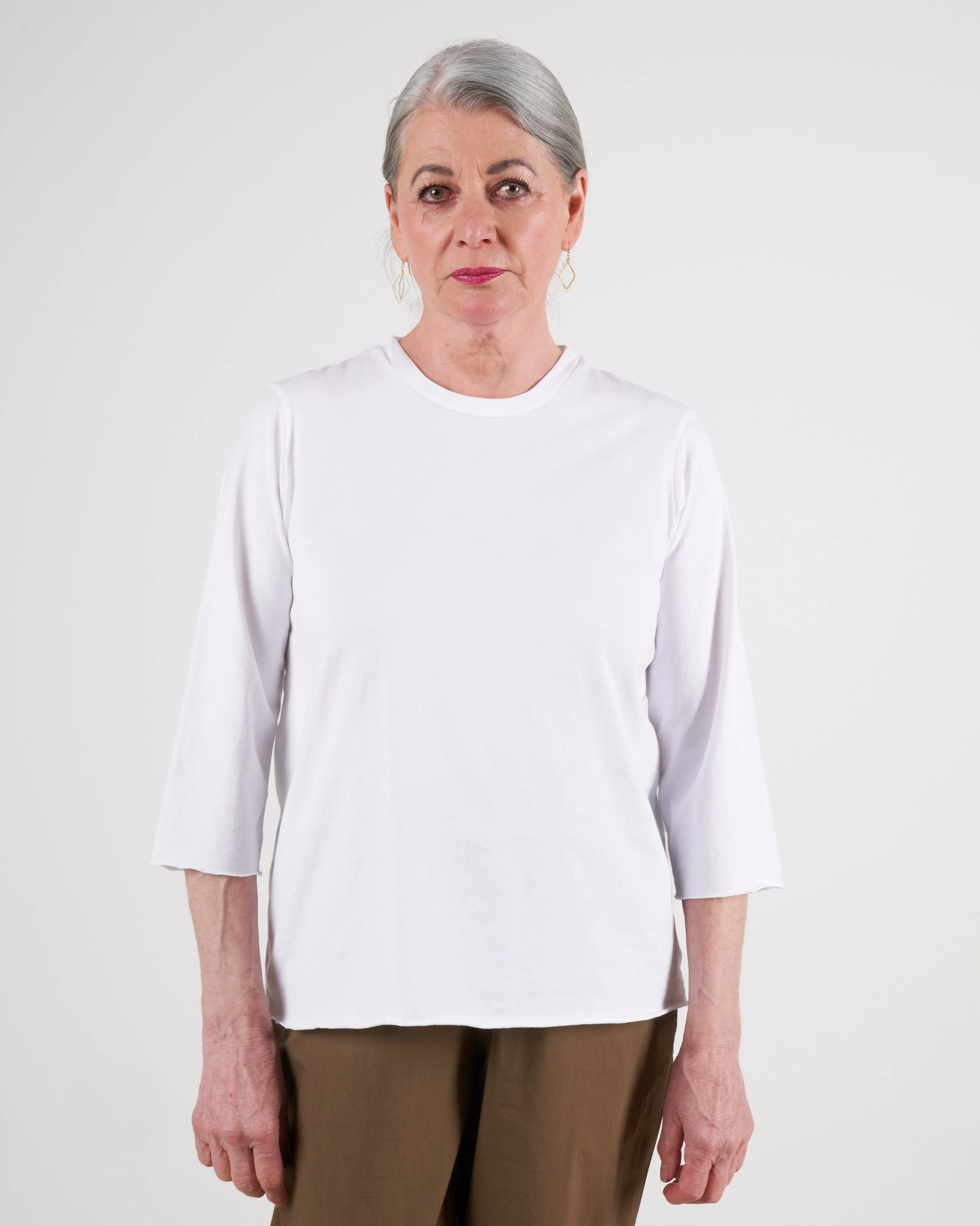 maglia emilio top - white