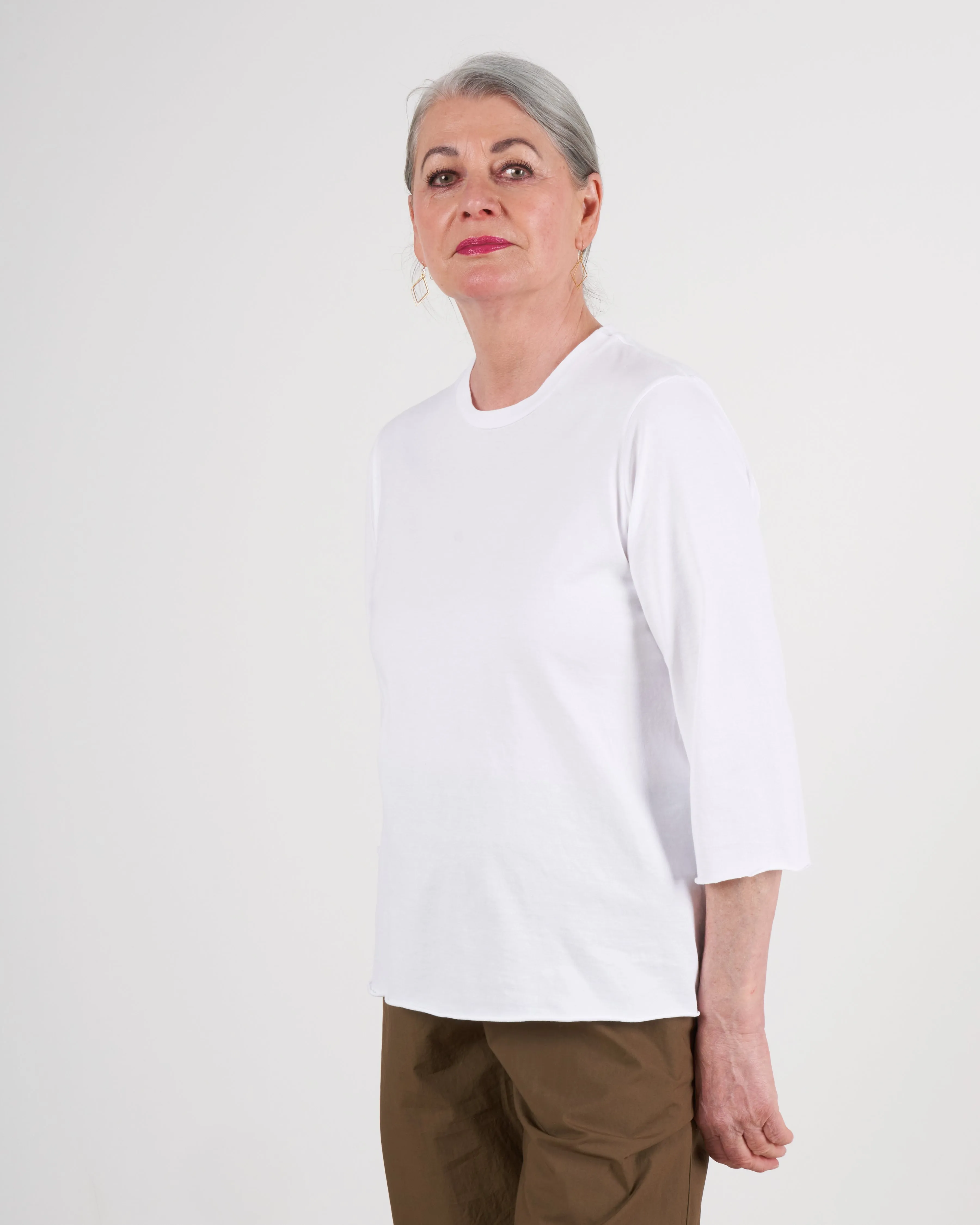 maglia emilio top - white