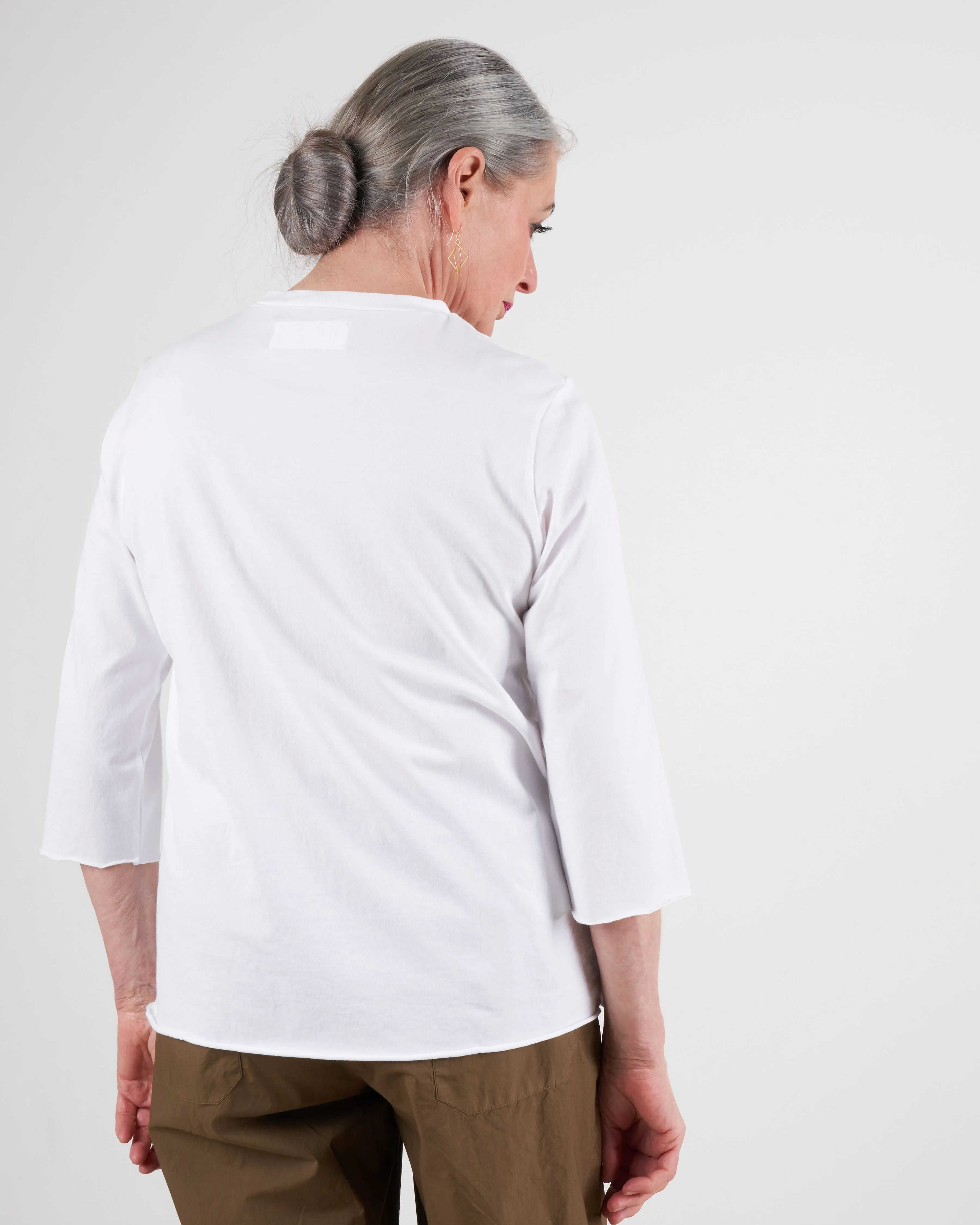 maglia emilio top - white