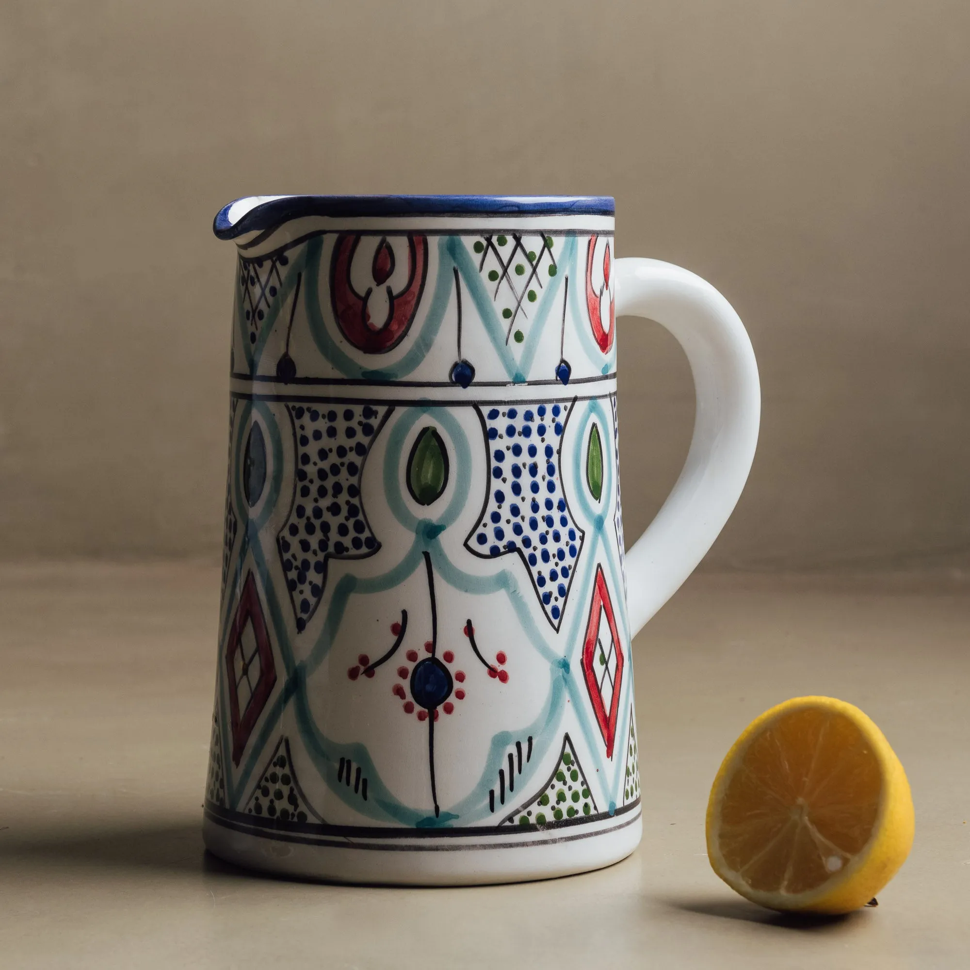 Marrakech Bloom Carafe - Moroccan Table Art