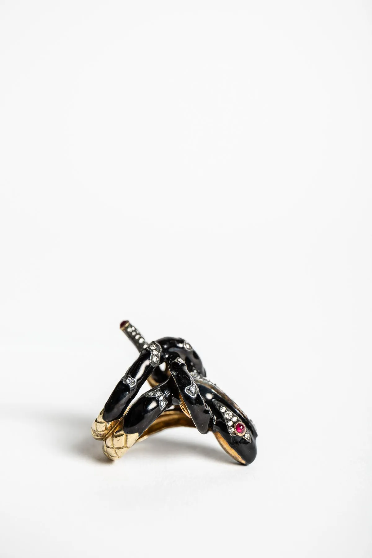 MAXFIELD PRIVATE COLLECTION | DIAMOND SNAKE RING