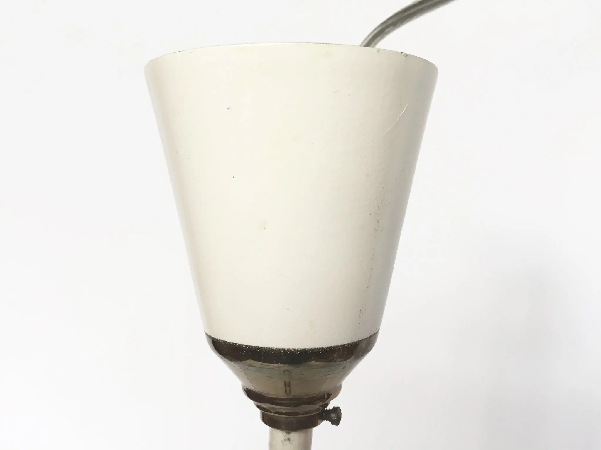 Mid-Century Brass Chandelier in the Manner of Maison Lunel