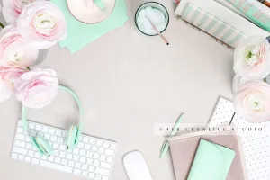 Mint Green Headphone and Accessories 2