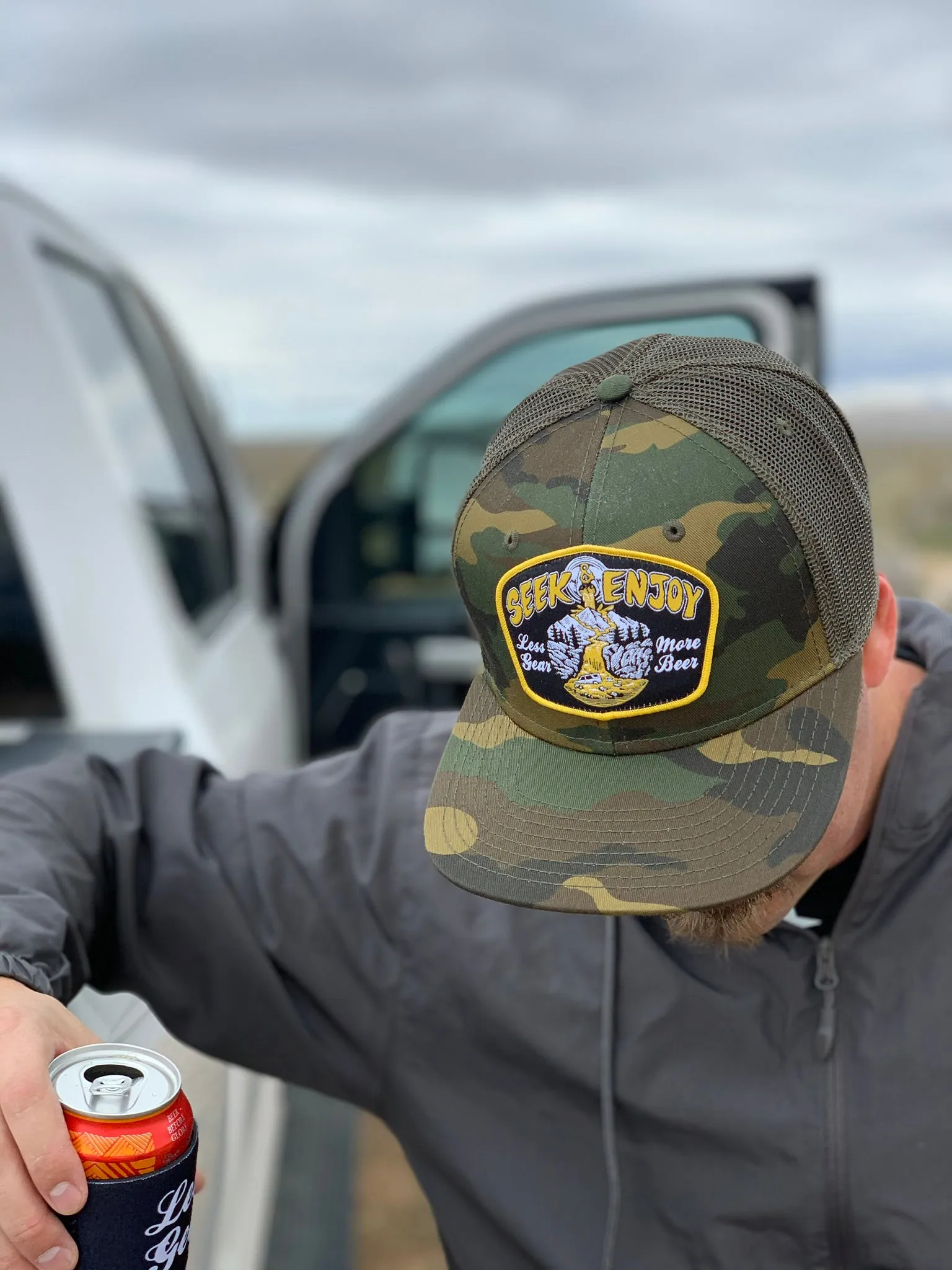 MORE BEER MESH BACK | CAMO