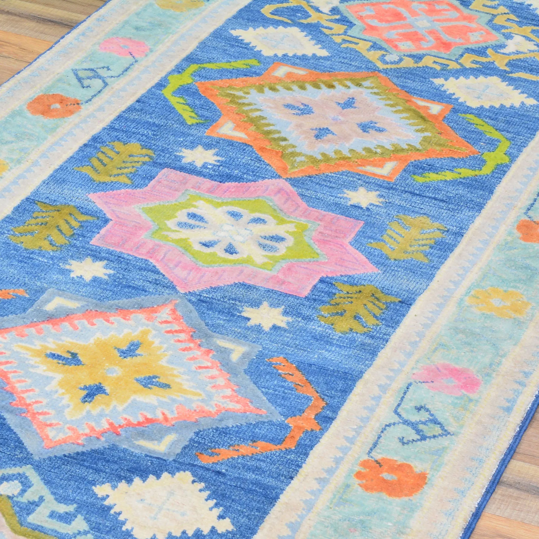 New Colorful Traditional Tribal Kazak Design Modern wool Rug (Size 2.6 X 9.5) Cwral-8289