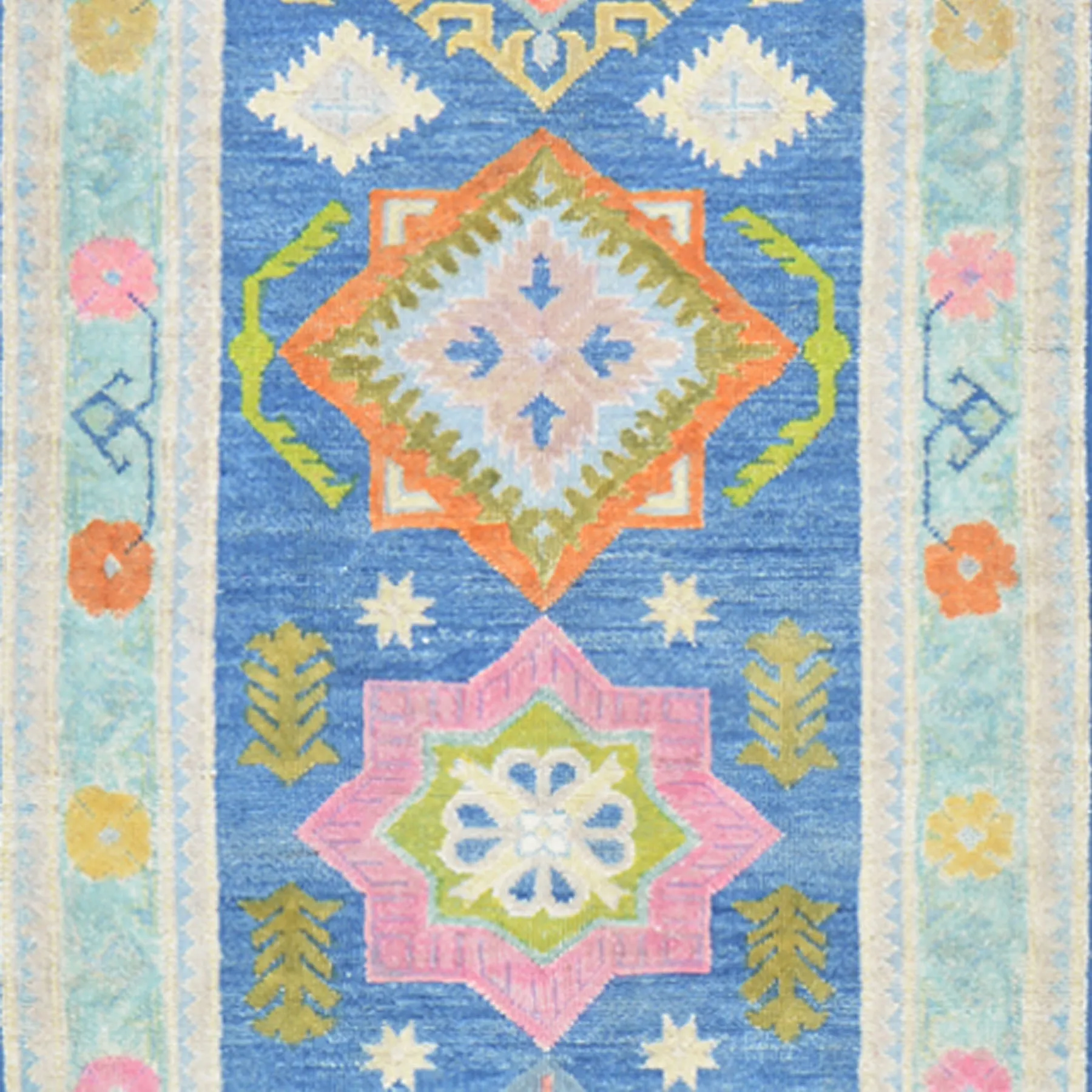 New Colorful Traditional Tribal Kazak Design Modern wool Rug (Size 2.6 X 9.5) Cwral-8289