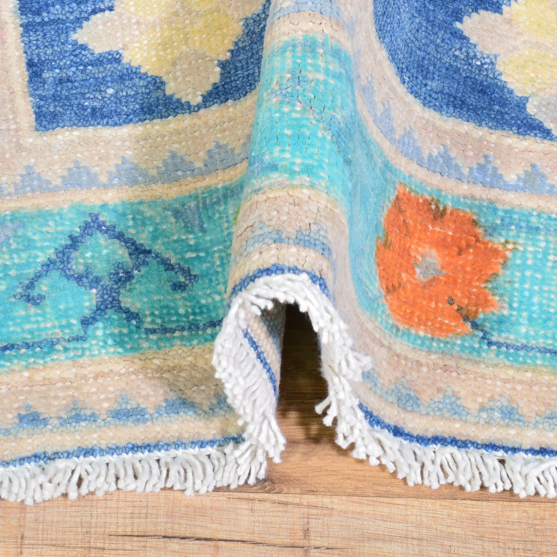 New Colorful Traditional Tribal Kazak Design Modern wool Rug (Size 2.6 X 9.5) Cwral-8289