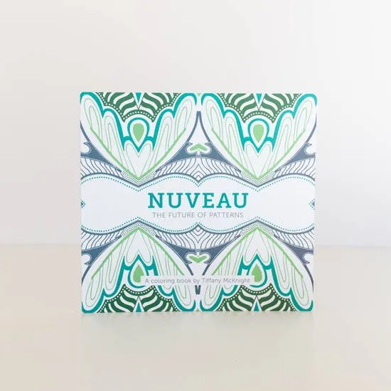 Nuveau: The Future of Patterns Adult Coloring Book