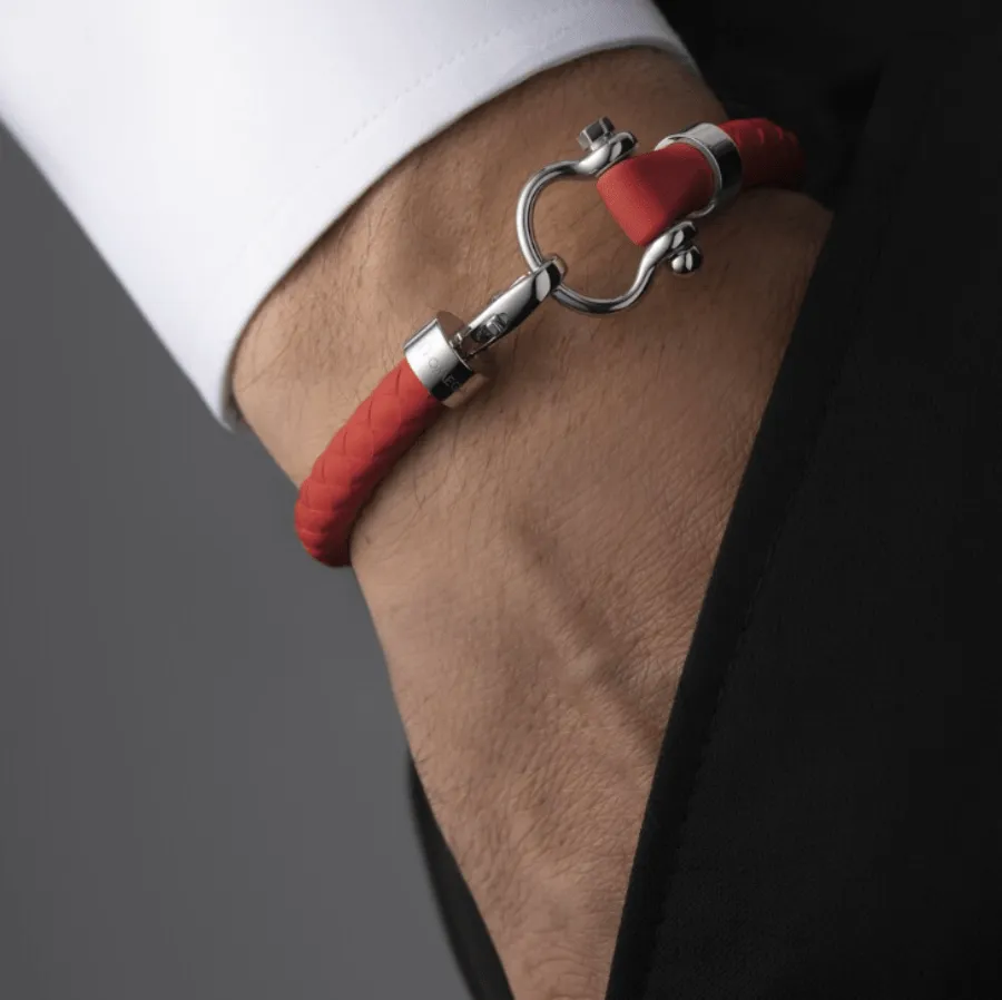 OMEGA AQUA SAILING RED BRACELET