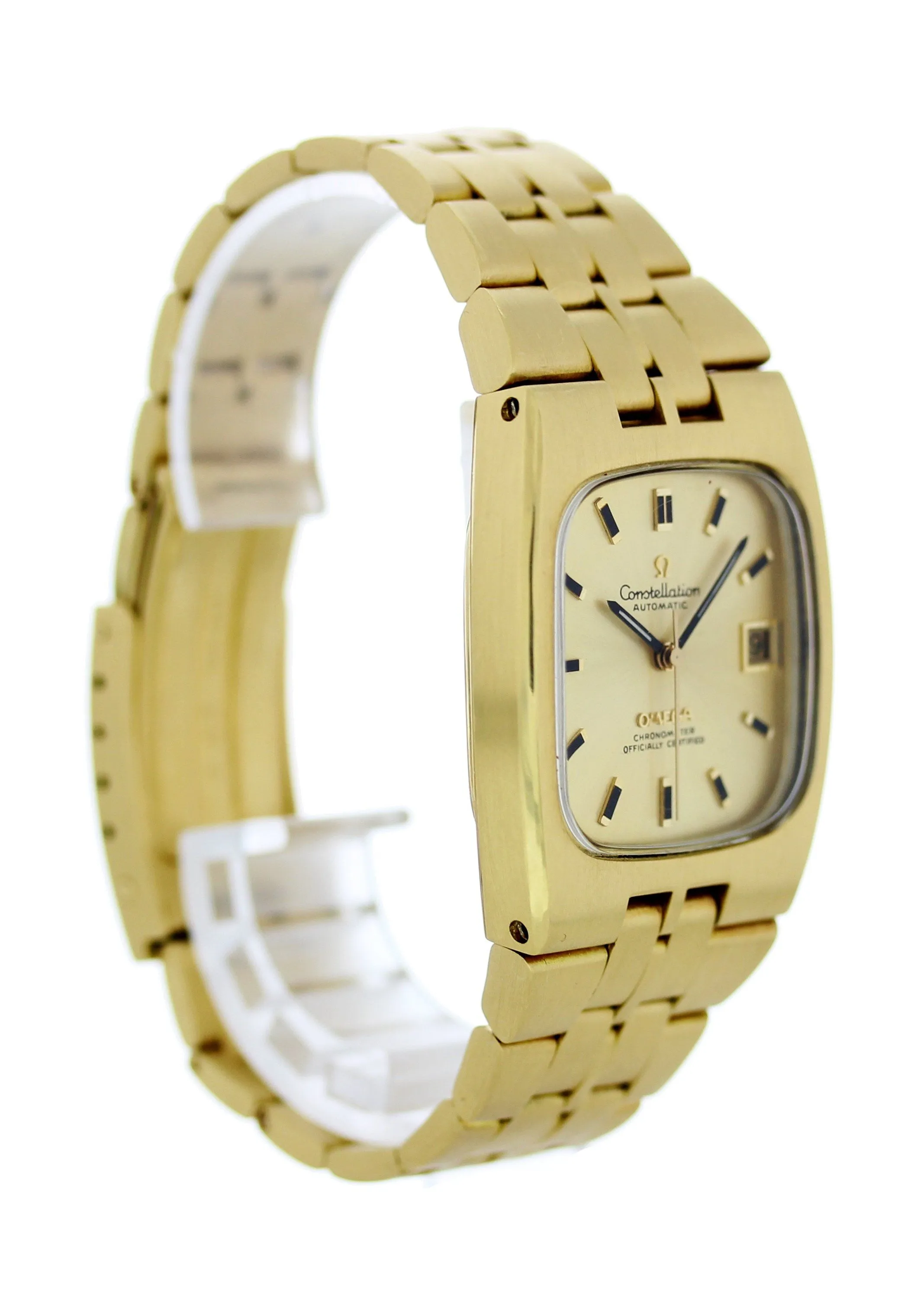 Omega Constellation Automatic 18k Yellow Gold Vintage Watch 168.0047