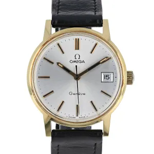 Omega Genève 136.0098 Papers Box Cal. 613 Manual 1974 Gold Plated 35 mm