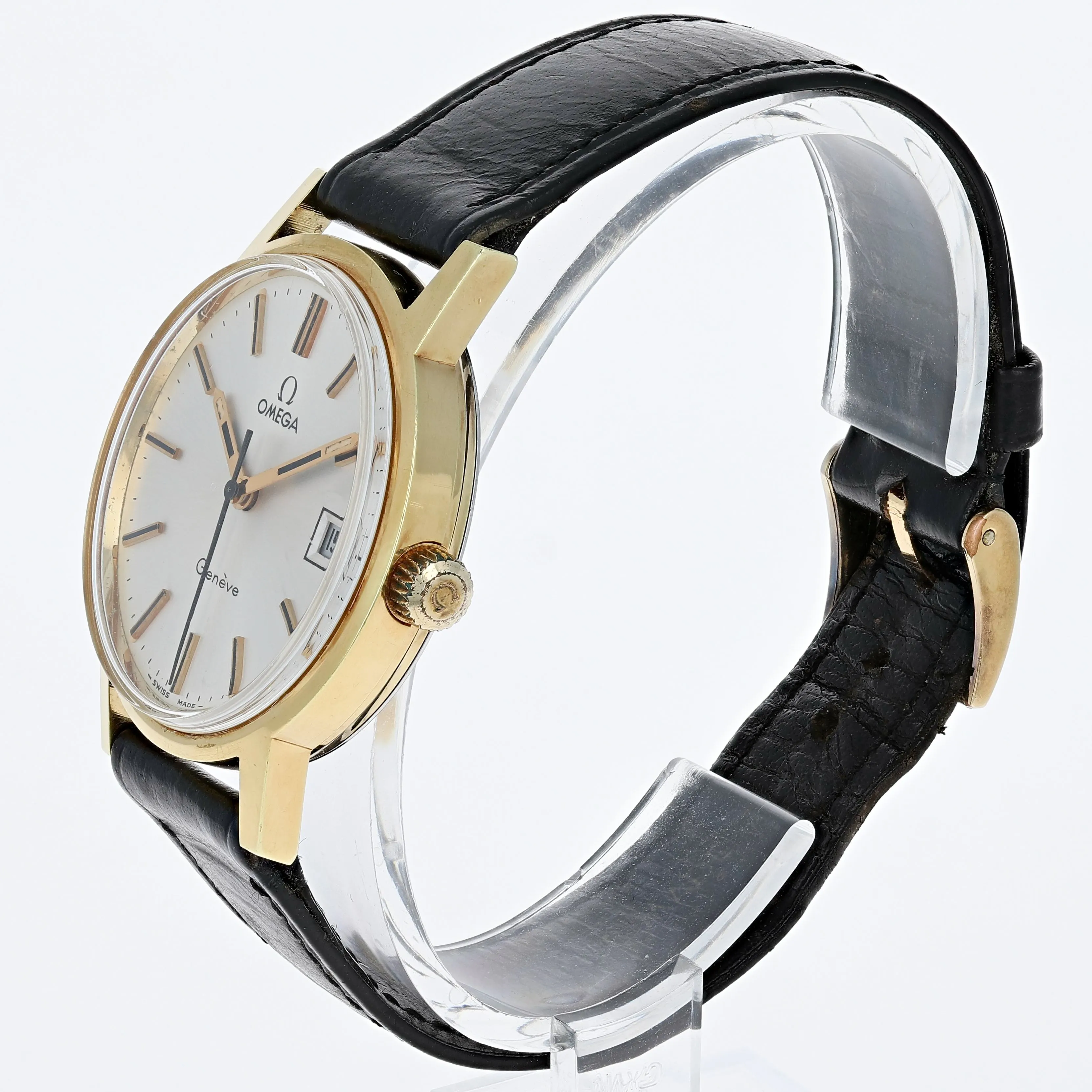 Omega Genève 136.0098 Papers Box Cal. 613 Manual 1974 Gold Plated 35 mm