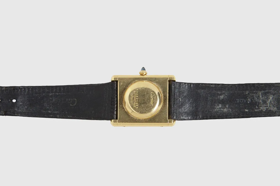 Oversize Cartier Tank Automatic with Papers