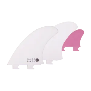 Panda Twin   Trailer - White/Pink - Snap In