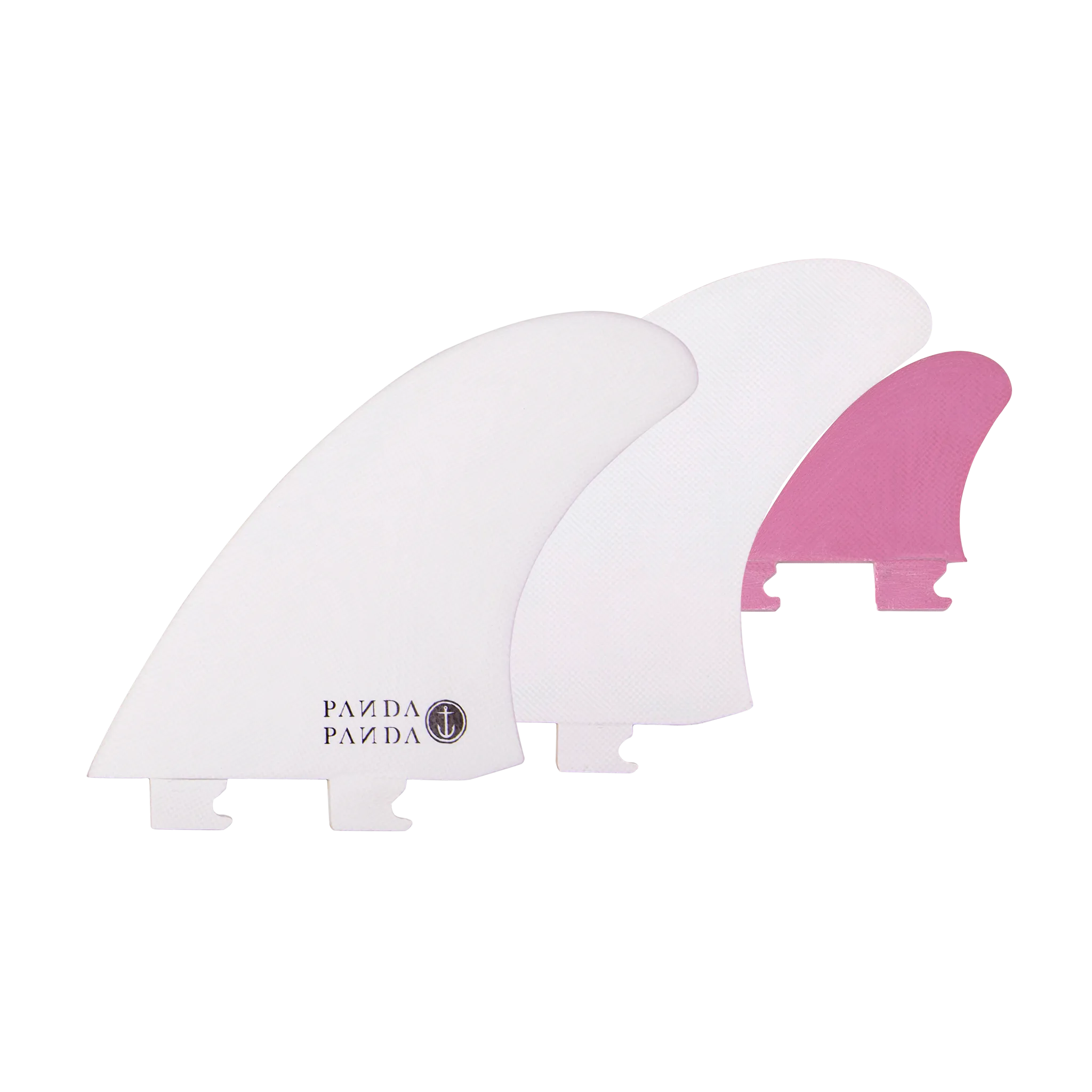 Panda Twin   Trailer - White/Pink - Snap In