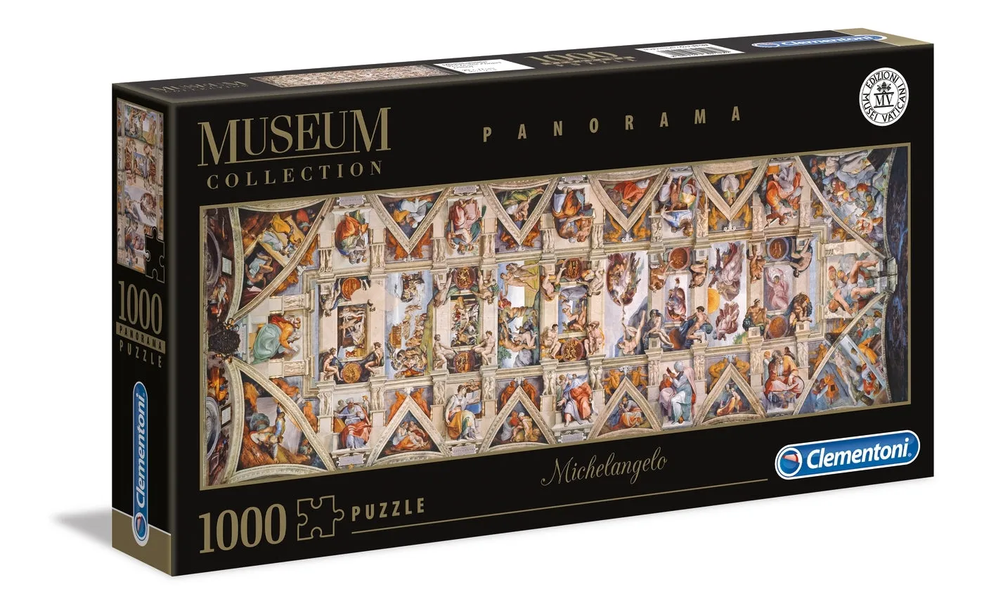 Panoramic: Michelangelo's Sistine Chapel - 1000pc