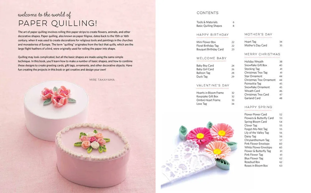 Paper Quilling For All Occasions by Mire Takayama