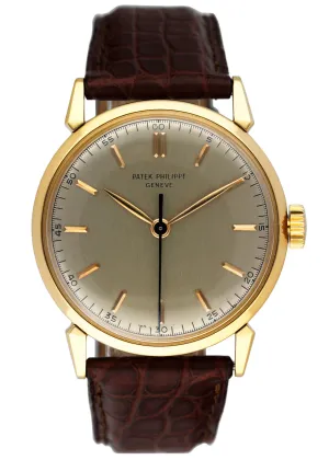 Patek Philippe 1578 Vintage 18K Yellow Gold Mens Watch