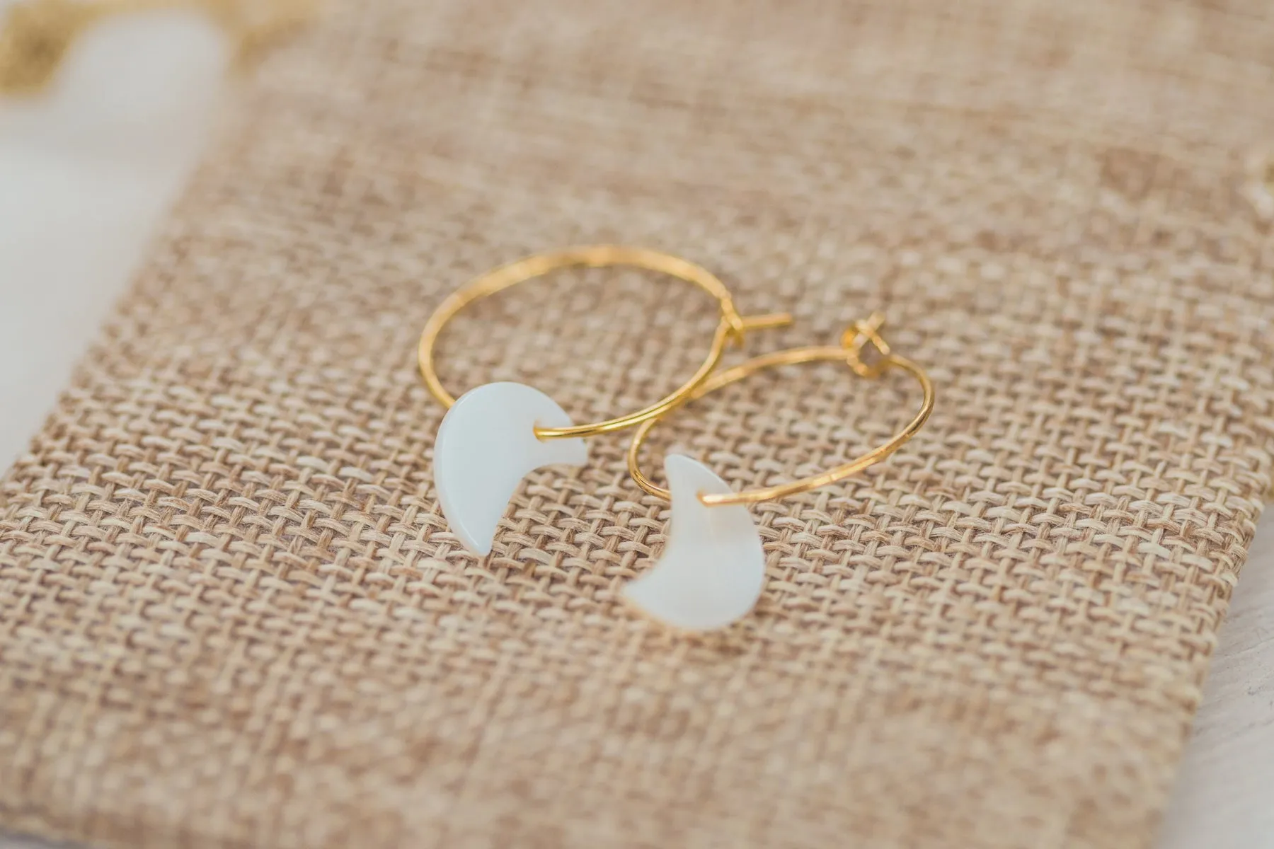 PEARL MOON EARRINGS