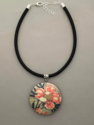 Pendant Necklace: Precious Peonies